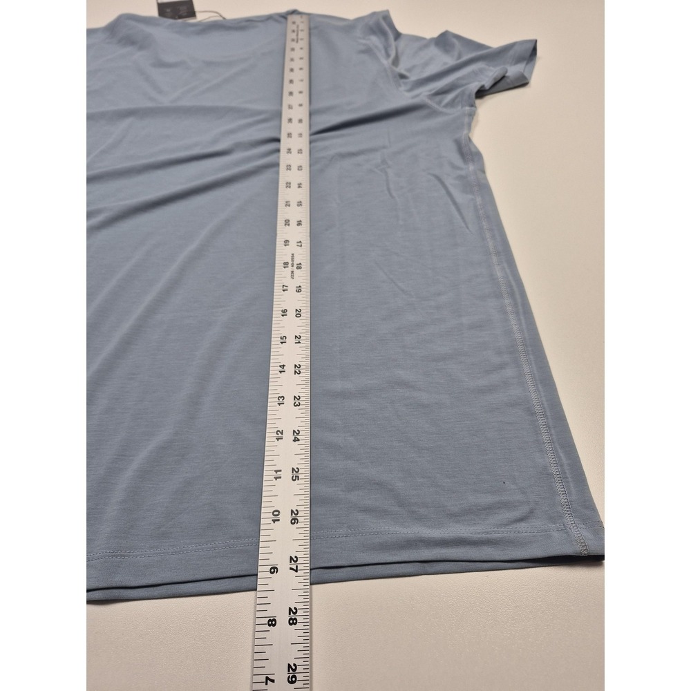 VRST Icon Tee Shirt Mens Large Muted Denim Blue Short Sleeve Performance Tee - Picture 10 of 12